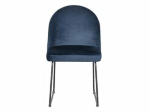 Chaise DAPHNE en Velours Bleu