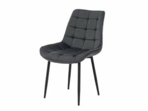 Chaise Velours Grise