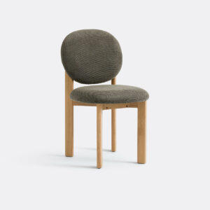 Chaise Orga en Chenille Beige