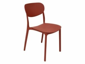 Chaise Ocre en Plastique