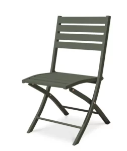 Chaise Marius en Aluminium Vert Kaki