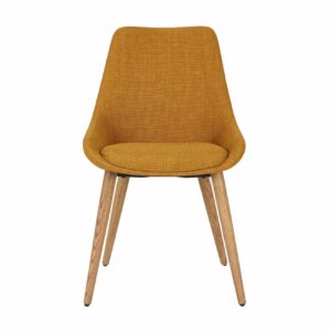 Chaise Bari en Tissu Noir