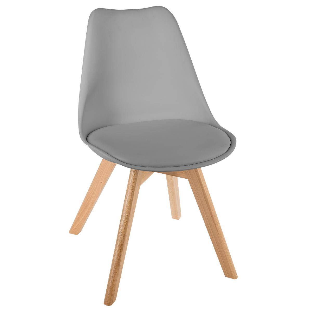 Chaise BAYA en Tissu Blanc
