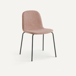 Chaise Tibby en Tissu Gris