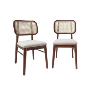 Chaise Vintage en Bouclette – Lot de 2