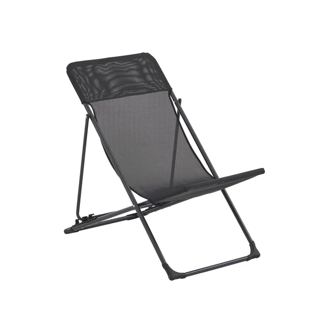 Chaise Lima en Tissu Noir
