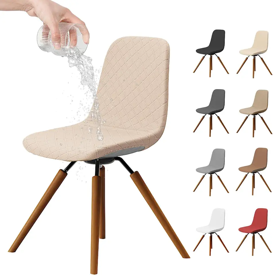 Chaise Scandinave en Tissu – Lot de 4