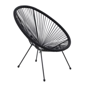 Fauteuil Acapulco en Plastique Noir