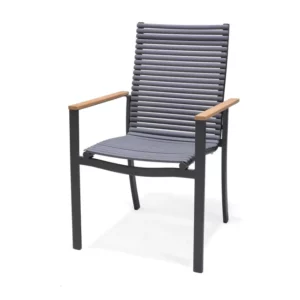 Fauteuil NATERIAL Dora en Bois Noir