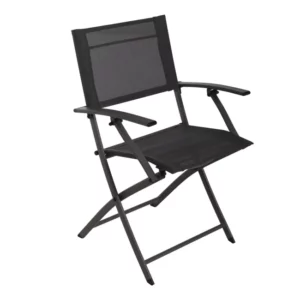 Fauteuil Emys en Acier Anthracite