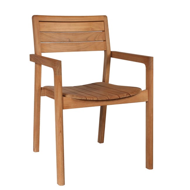 Fauteuil NATERIAL en Bois Marron