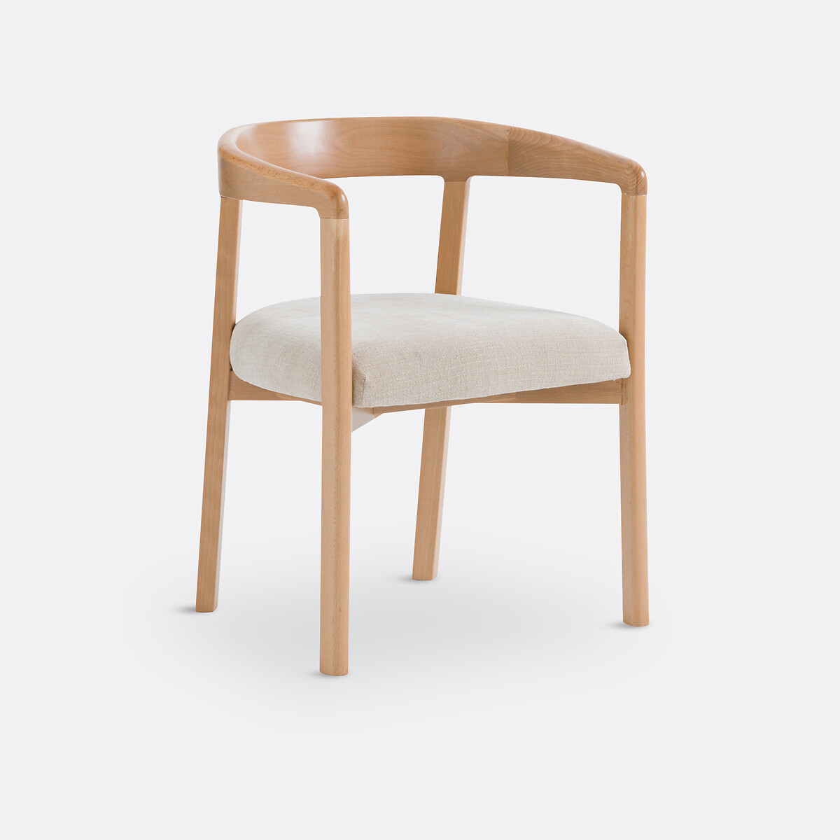 Fauteuil Germain en Tissu Bois