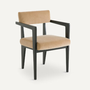 Fauteuil Izag en Velours Terracotta