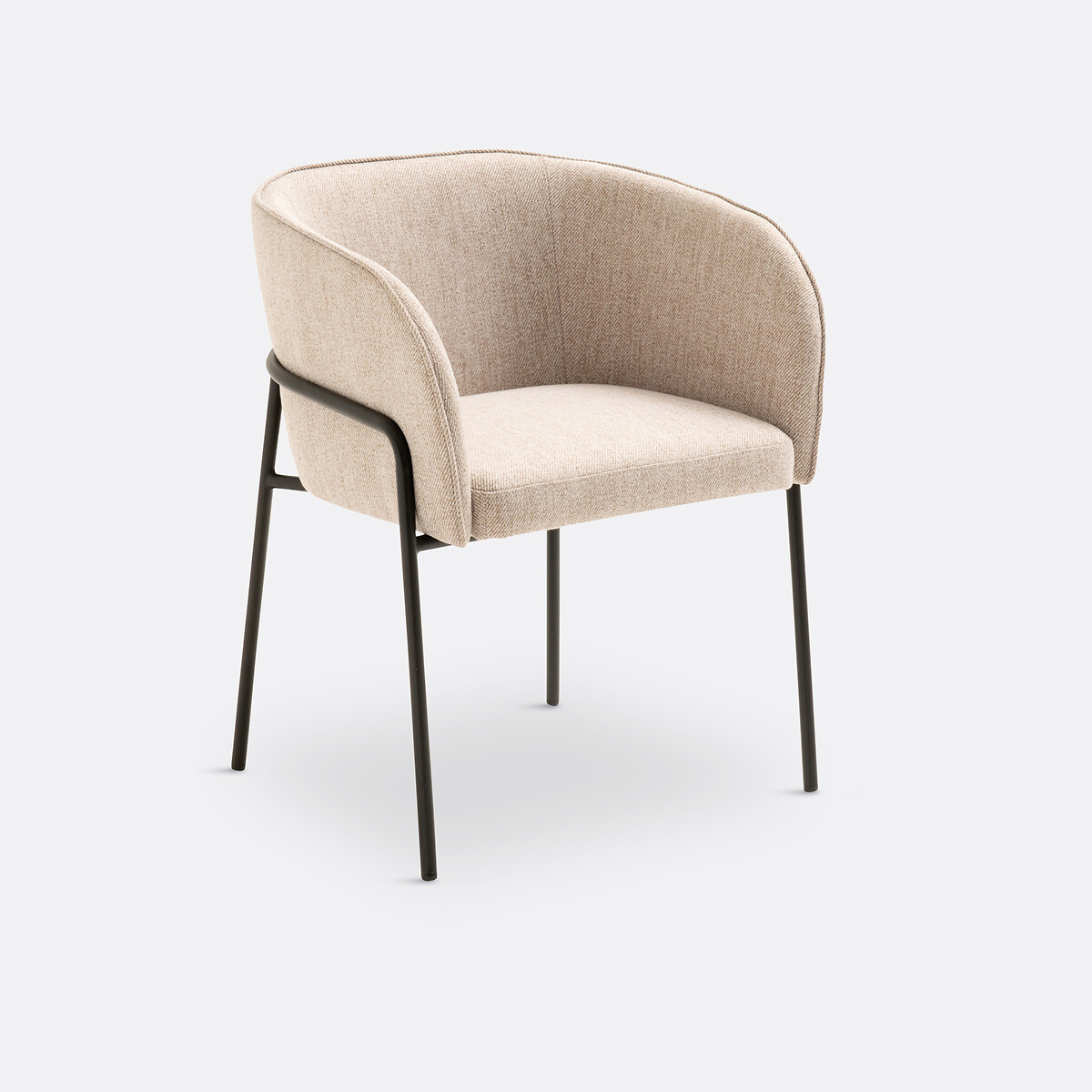 Fauteuil Laika en Tissu Gris