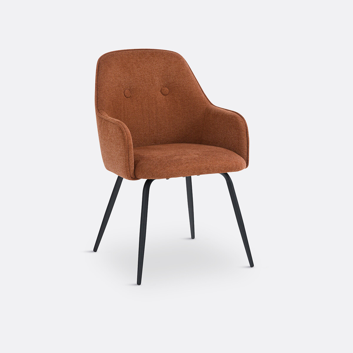 Fauteuil Lipstick en Tissu Noir