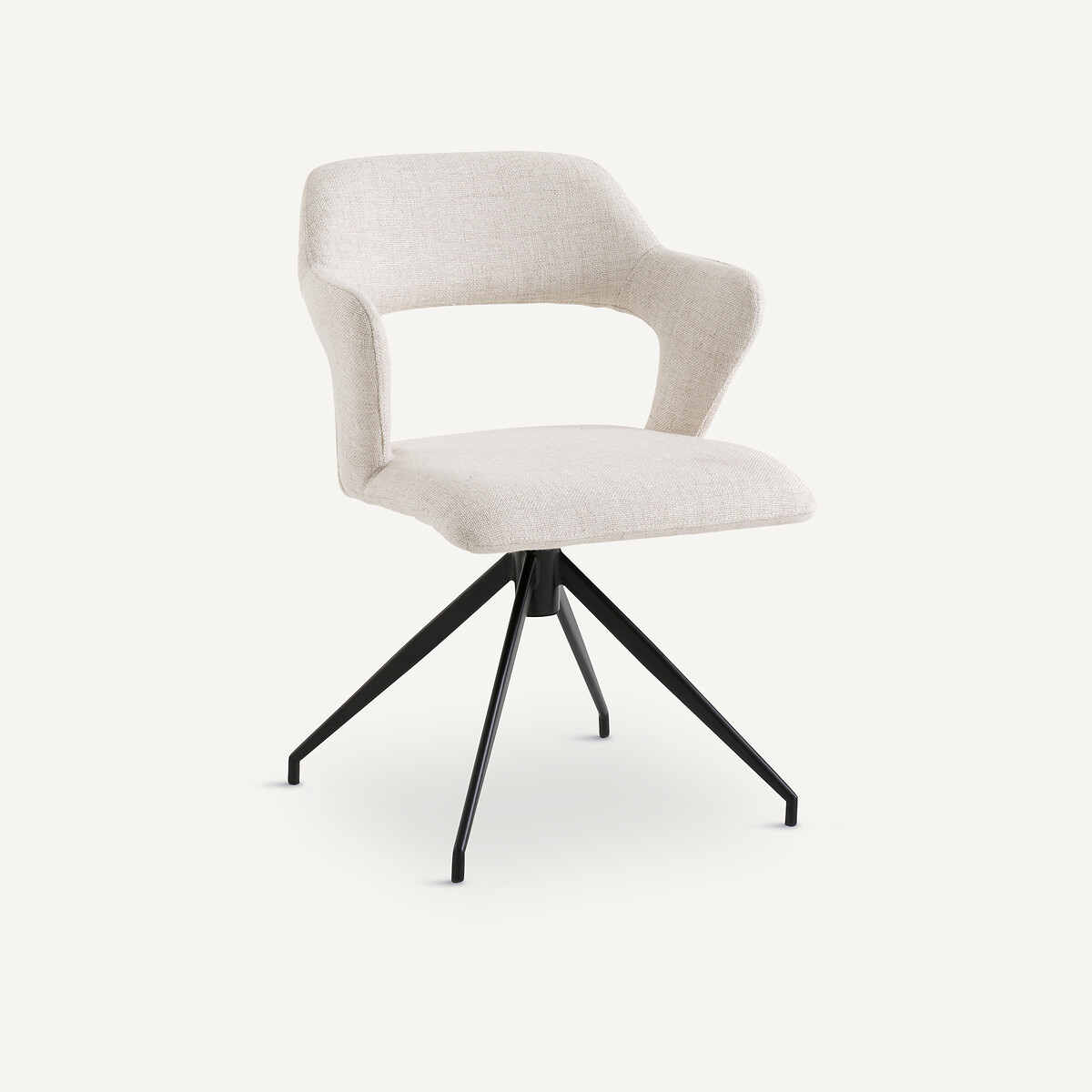 Fauteuil Asyar en Tissu Beige – La Redoute