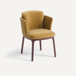 Fauteuil Jabote en Velours Vert