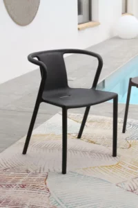 Fauteuil Diego en Plastique Noir