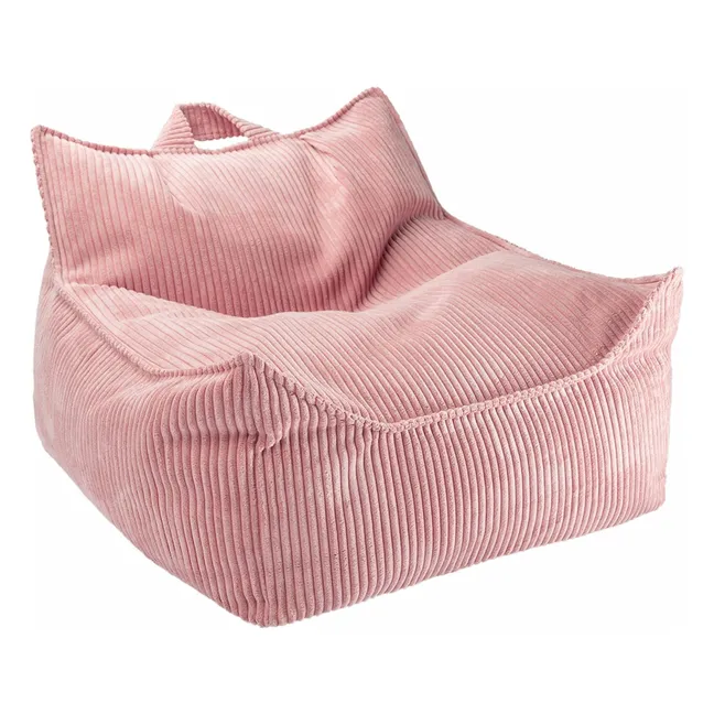 Fauteuil Velours Côtelé Beige – Smallable