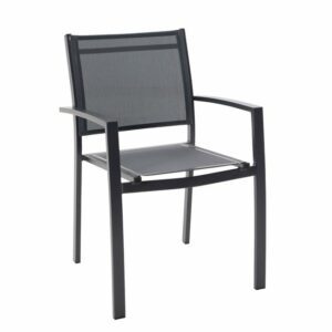 Fauteuil Lyra Beta en Tissu Gris Anthracite