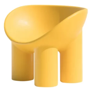 Fauteuil Roly Poly en Plastique Blanc