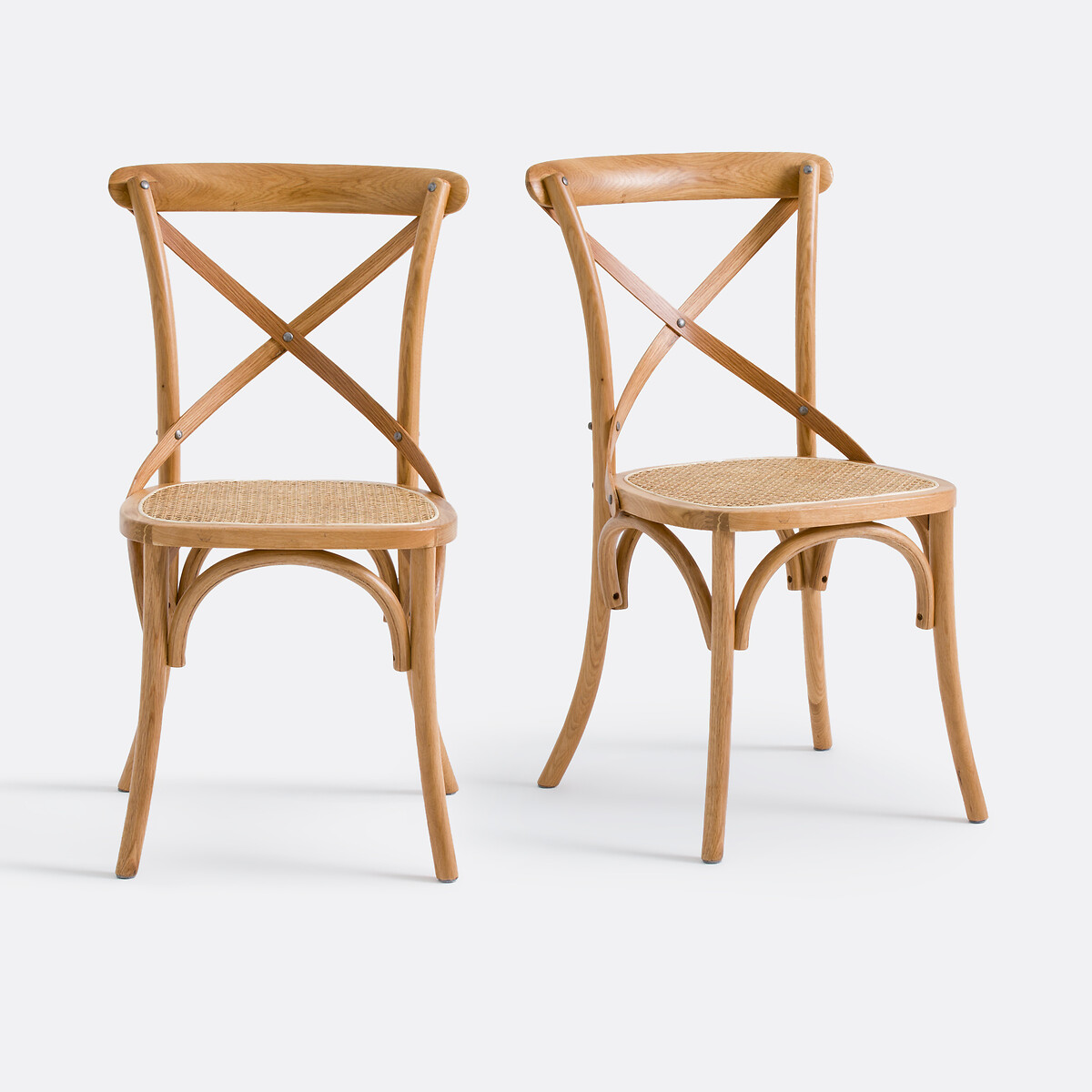 Chaise Cedak en Cannage La Redoute – Lot de 2