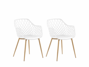 Chaise Nashua en Bois Blanc – Lot de 2