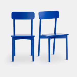 Chaise JODI en Bois Multicolore – Lot de 2