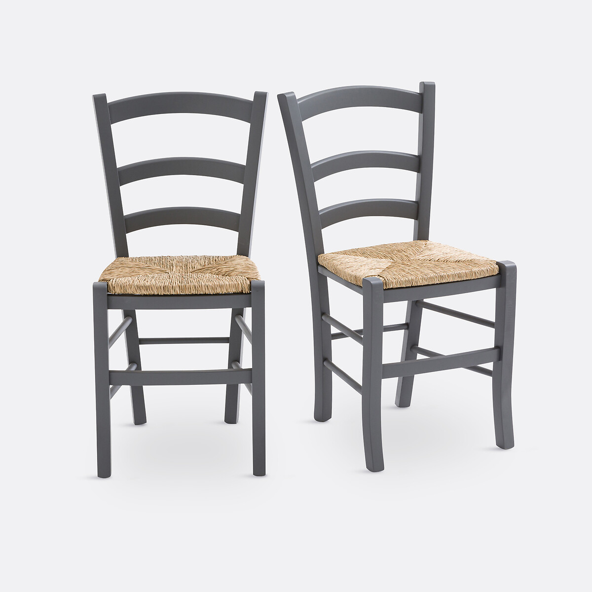 Chaise Perrine en Bois Blanc – Lot de 2