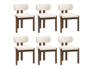 Chaise Moderne en Tissu – Lot de 6