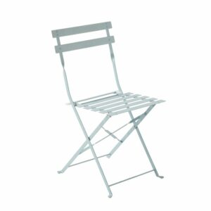 Chaise NATERIAL Flora en Métal Bleu