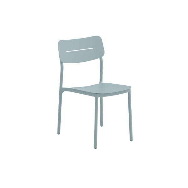 Chaise Anafi en Aluminium Bleu Céladon