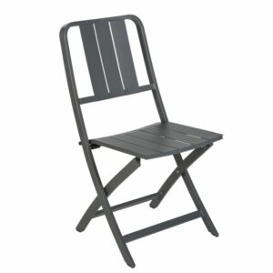 Chaise Idaho en Aluminium Gris – LEROY MERLIN Jardin