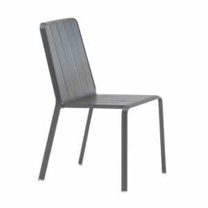 Chaise Idaho en Aluminium Gris