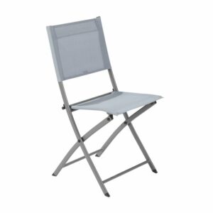 Chaise Emys en Tissu Bleu