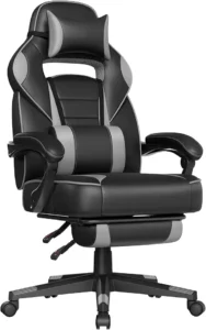 Fauteuil Gaming en Simili Noir