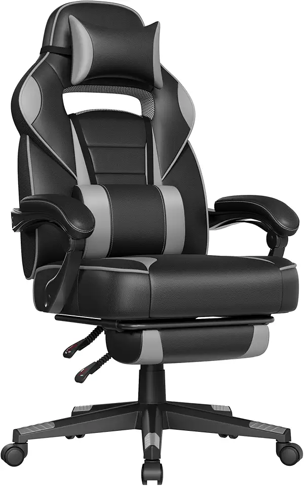 Fauteuil Gaming en Simili Noir