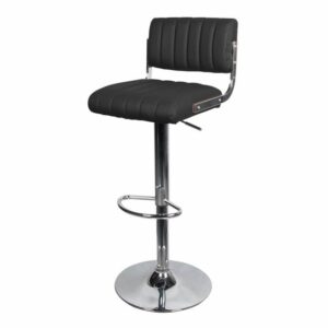 Tabouret Brooklyn en Simili Noir